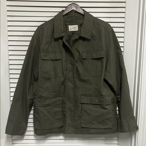 Universal Thread Dark Green Utility Twill Jacket